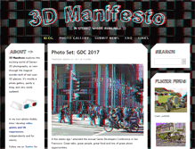 Tablet Screenshot of 3dmanifesto.com
